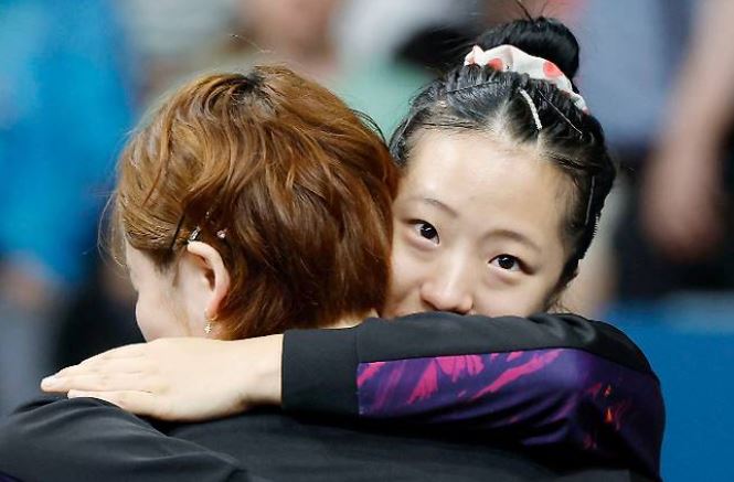 뿌링클 모델 신유빈 선정 프로필 나이 키 먹방 주먹밥