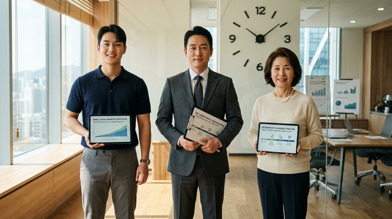 연령대별 투자 시간 차이