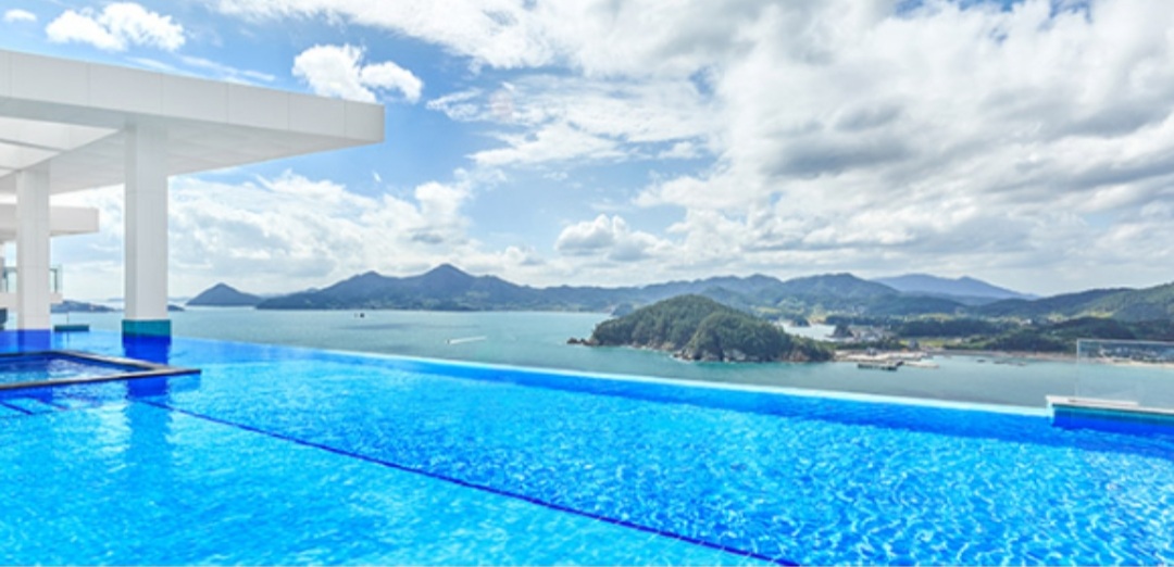 거제 한화리조트 벨베디어 수영장