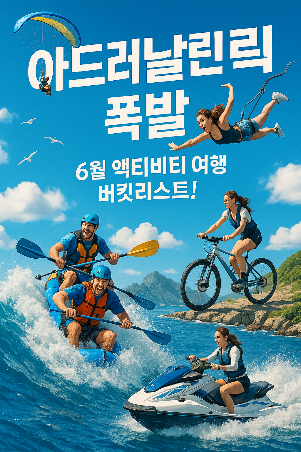 액티비티 여행지 BEST 5