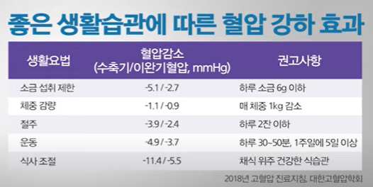  저혈압 원인 