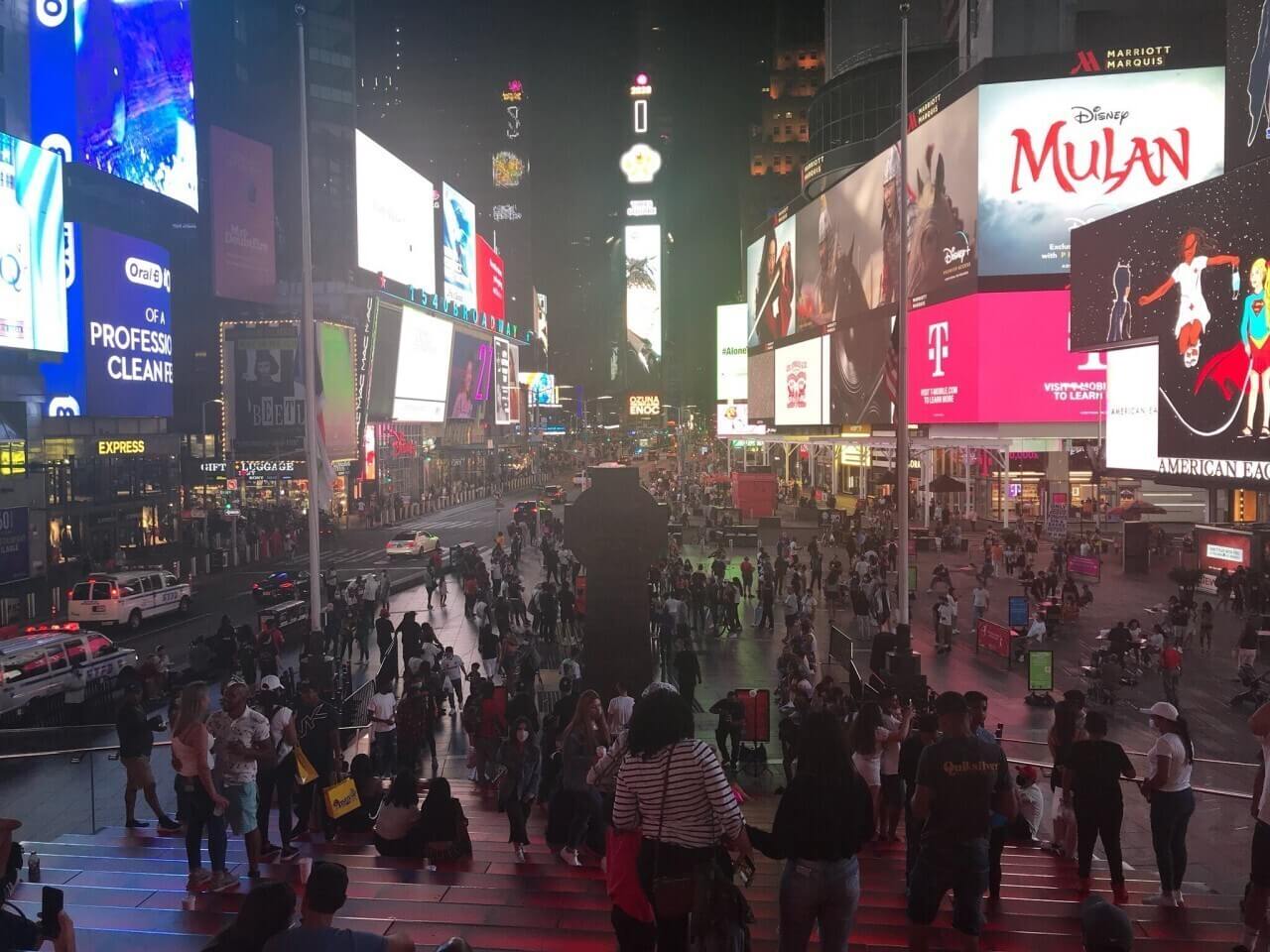 타임스퀘어 광장 사진