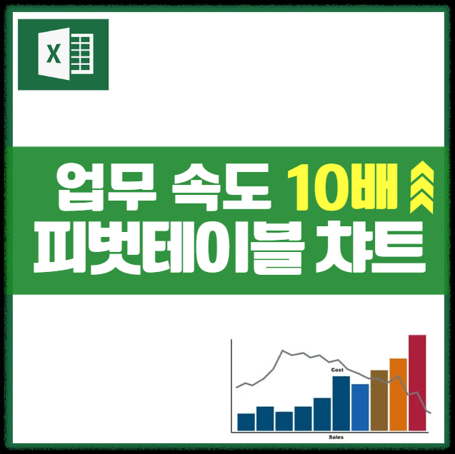 엑셀 매출관리 피벗 테이블 데이터를 차트로 분석하는 방법 – 실전 활용 매출분석 가독성 높은 챠트 활용 업무효율