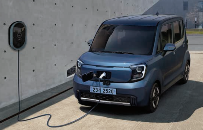 Kia Ray EV 충전중인 모습