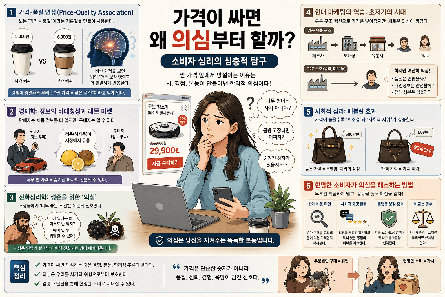 가격이 싸면 왜 불안할까 뇌가 보내는 경고 신호