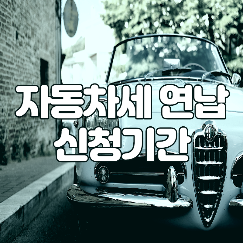 자동차 연납신청2