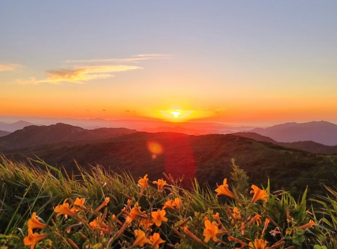 양산 천성산 일출