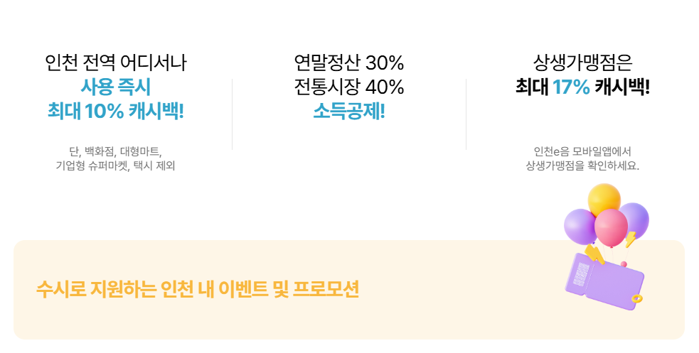 2025년 인천e음카드 혜택, 발급 방법, 캐시백 정책 총정리