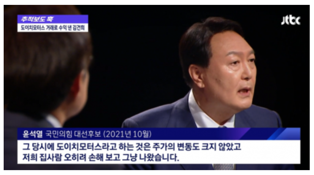 김건희와 도이치모터스 그리고 주가 조작