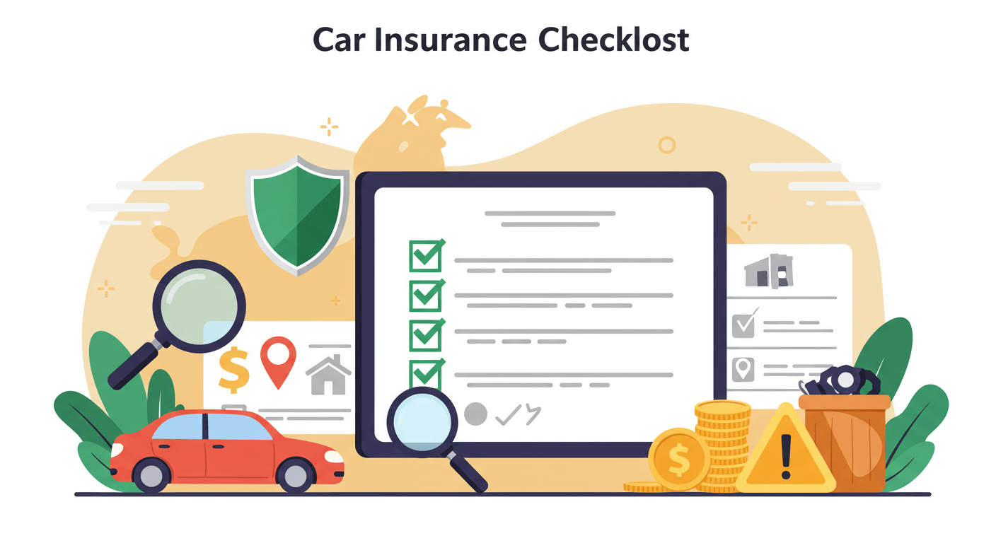 자동차 보험 체크리스트 (비교, 확인, 실수방지)