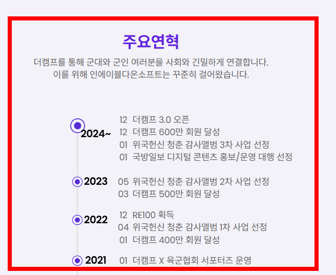 더캠프 pc버전 사이트 소개