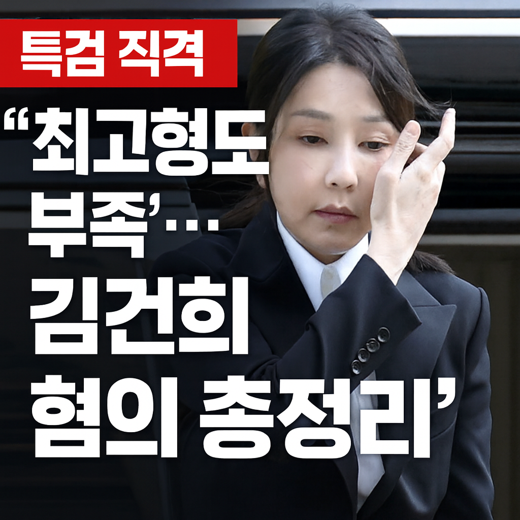 [속보] 특검 직격 &ldquo;최고형도 부족&rdquo;&hellip;김건희 혐의 총정리