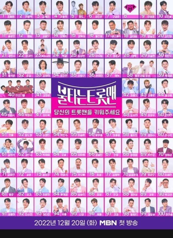 불타는 트롯맨 화제의 프로그램