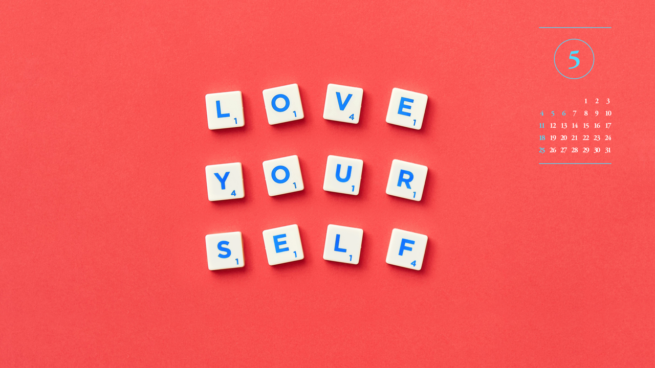 05 Love Yourself A - 2025년5월 노트북배경화면