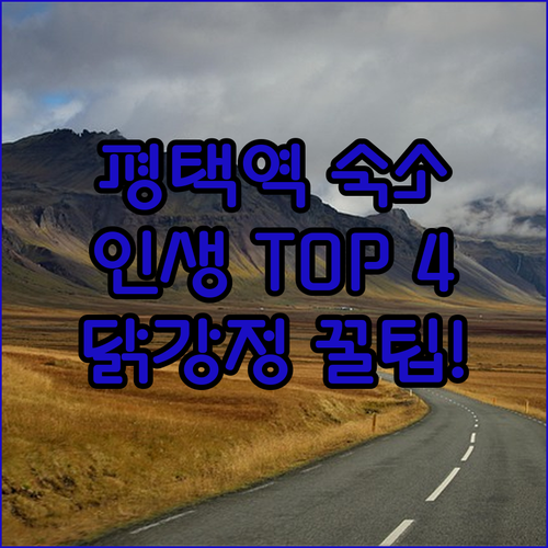 평택역 숙소 추천 TOP 4 통복시장..