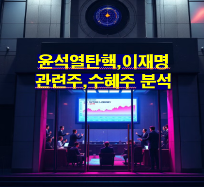 윤석열탄핵,이재명 관련주,수혜주 분석