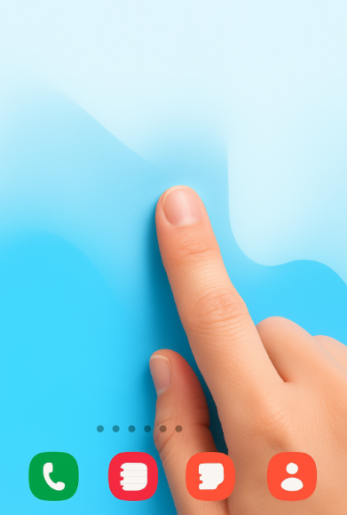 휴대폰 홈 화면 구글 검색창 만들기 추가하는 방법