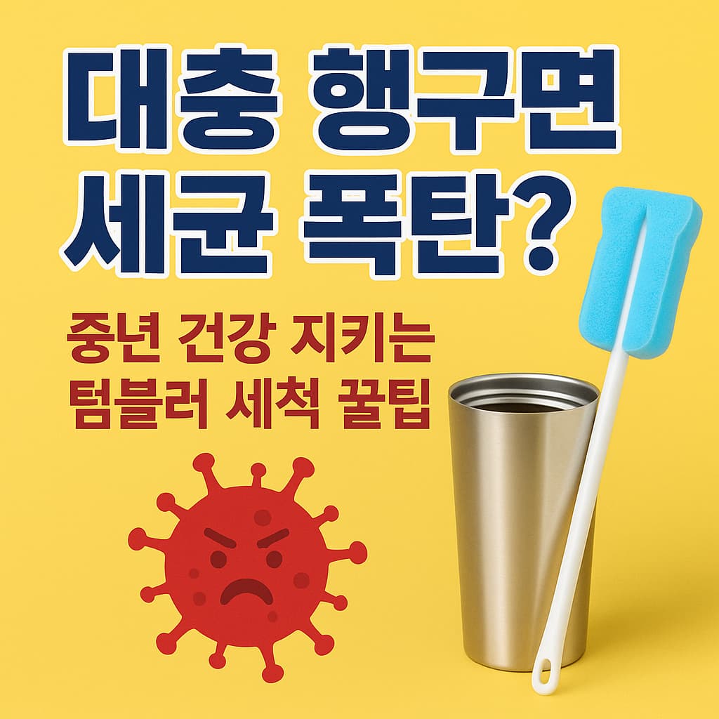 텀블러 세척 꿀팁