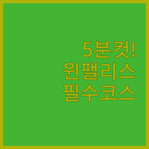 타이파 페리 선착장에서 5분 거리 윈..