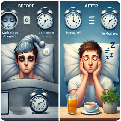 수면 부족이 주는 신체 변화 이미지