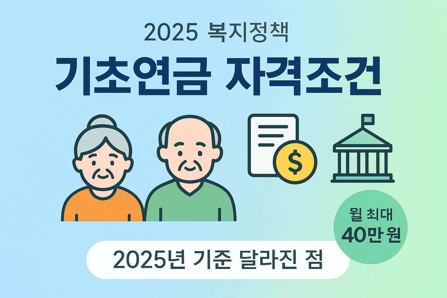 기초연금 자격조건