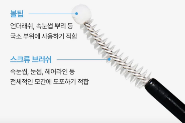 볼팁과 스크류브러쉬