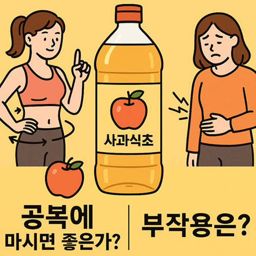 사과식초 다이어트의 진실 | 공복에 마시면 좋은가? 부작용은?