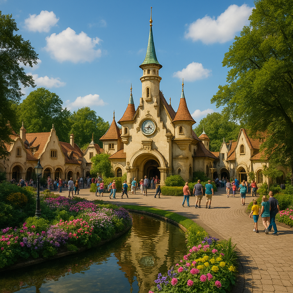 네덜란드 에프텔링 테마파크 이미지 생성사진