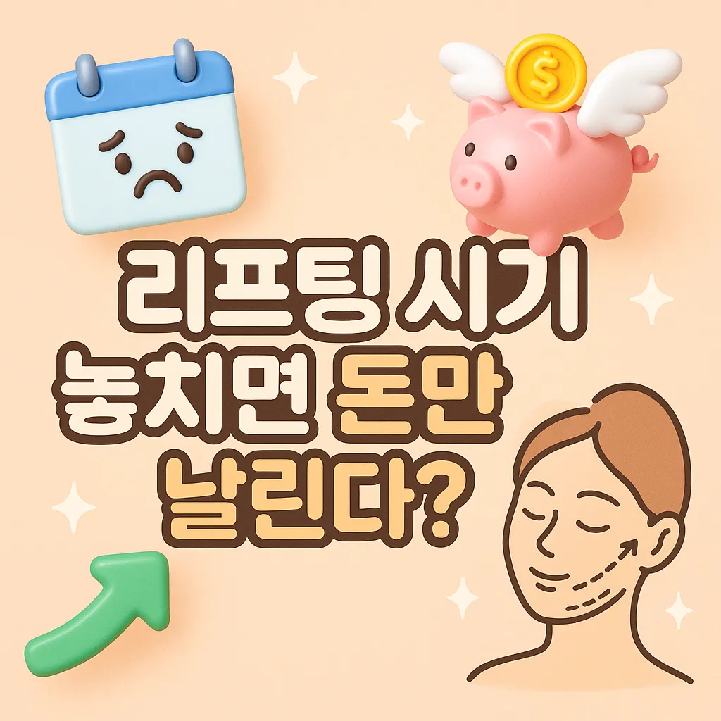 리프팅 시기 놓치면 돈만 날린다? 적정 나이와 효과적인 관리법