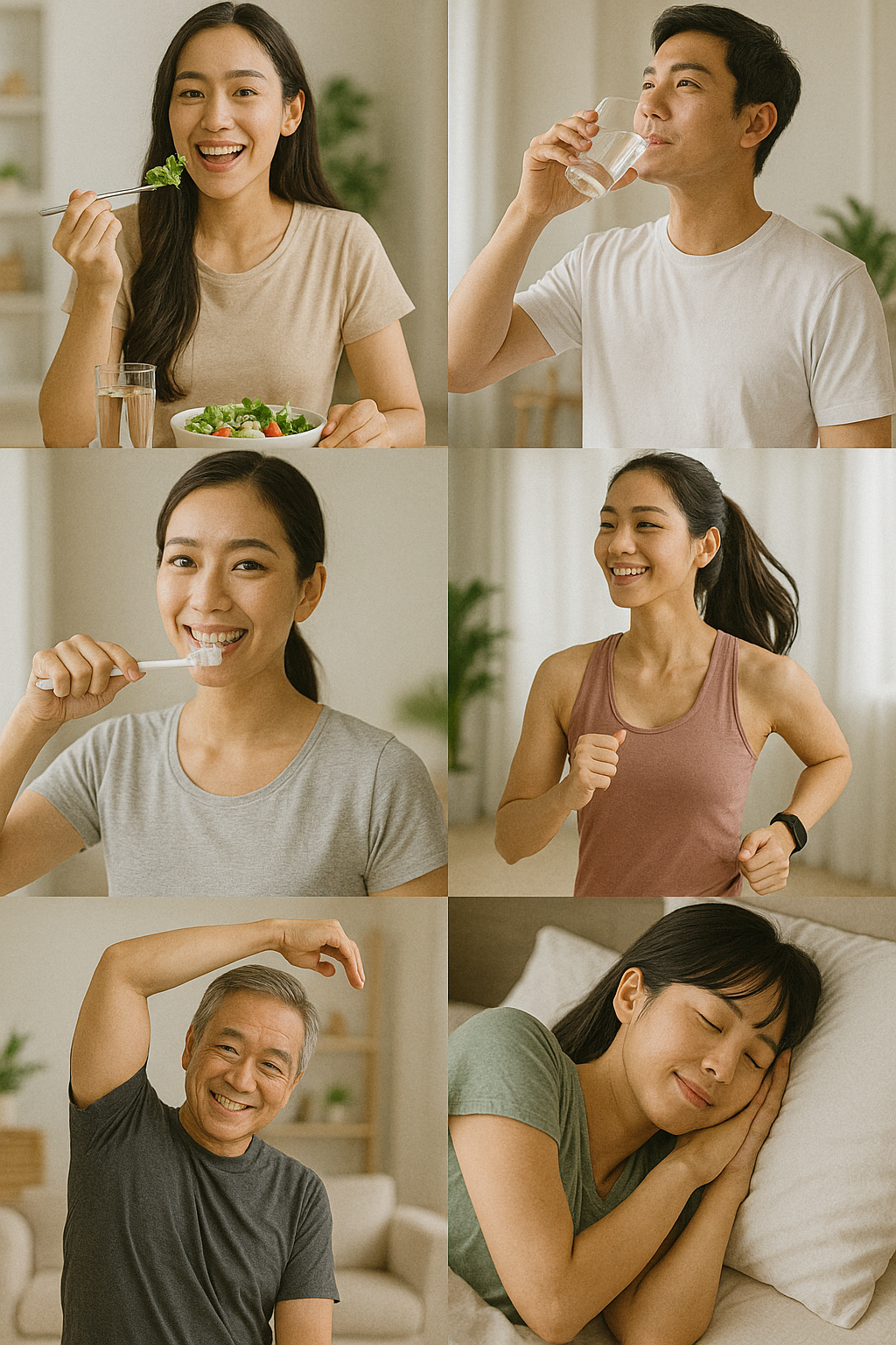 건강 습관 키우기 사진