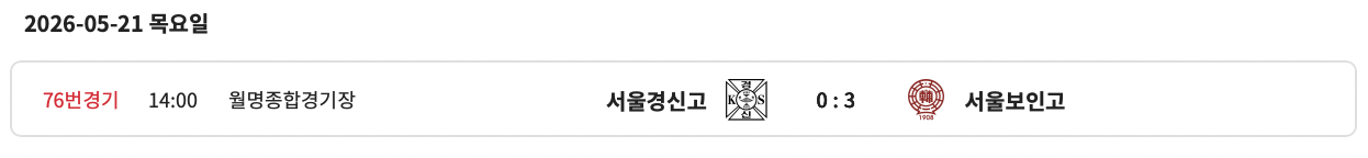 2026 금석배 전국 고등학생 축구대회 축구대회 결승 경기 결과
