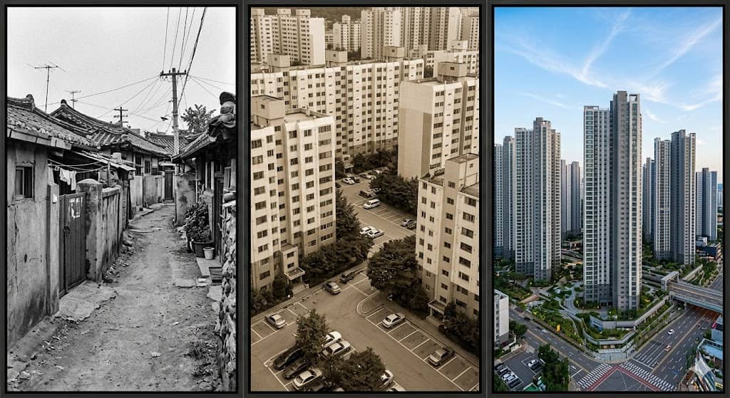 파일명: 1966_2006_2026_korea_real_estate_price_60year_cycle.jpg Alt 태그: "1966년 2006년 2026년 병오년 한국 부동산 집값 60년 변천사 규제 역설 관찰자 효과 경제 분석"