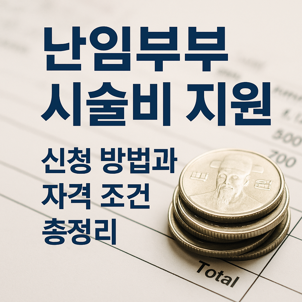 난임부부 시술비 지원 신청 방법과 자격 조건 총정리
