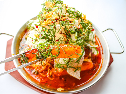 207FEET 파주신상카페 대형카페 후기 깻잎쌈떡볶이