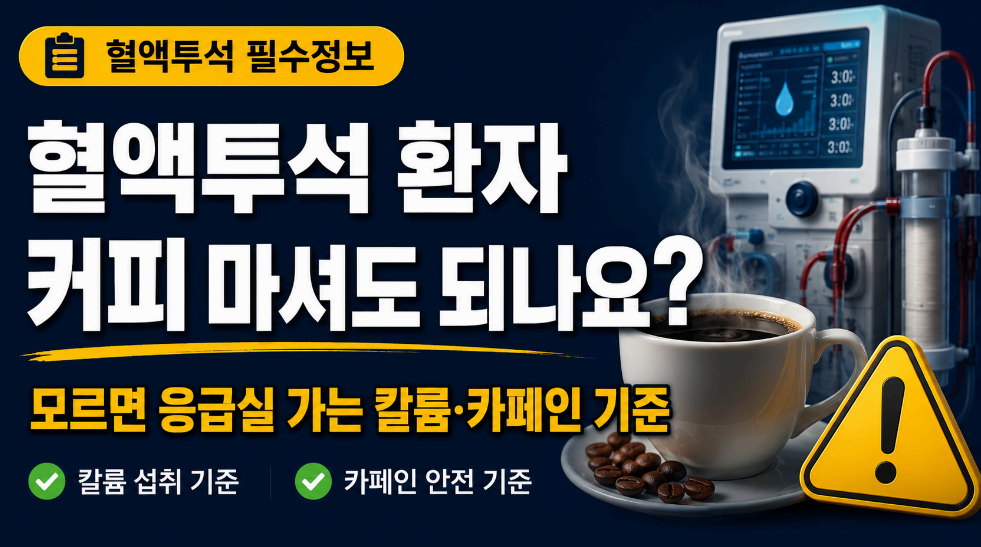 혈액투석 환자 커피를 마셔도 되나요? 이미지사진