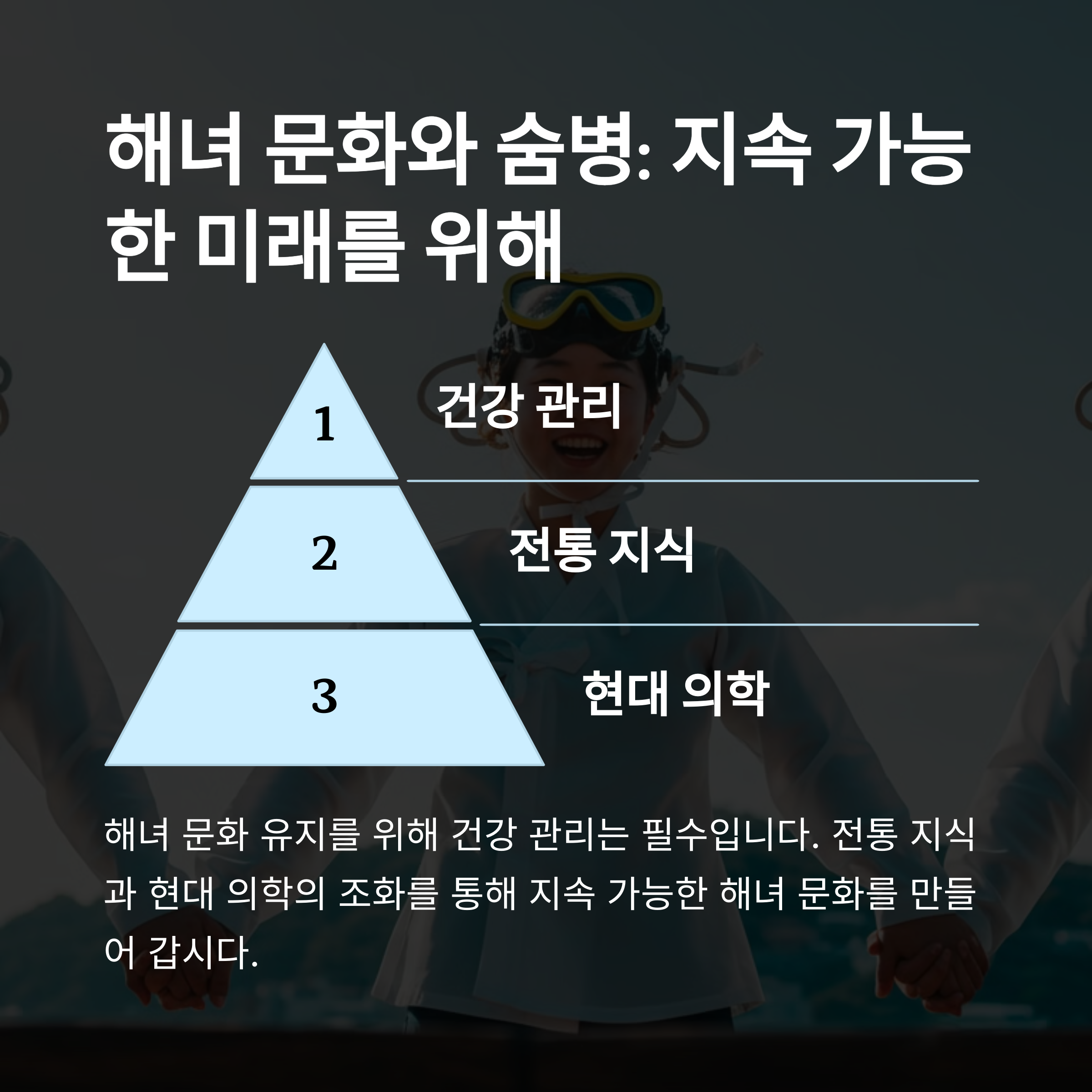 해녀 문화와 숨병의 연관성