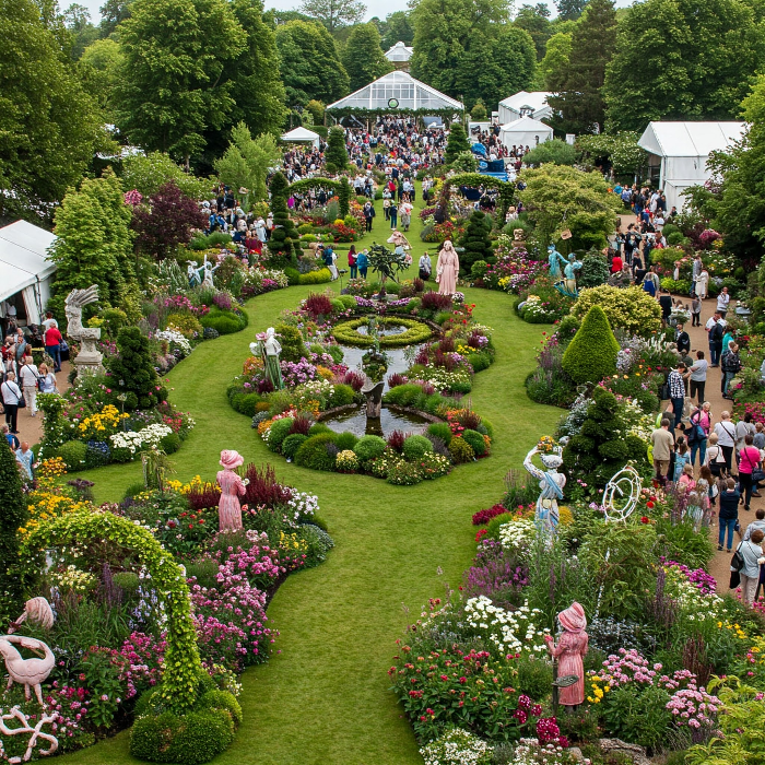 세계에서 가장 유명한 정원 축제인 영국의 첼시 플라워 쇼