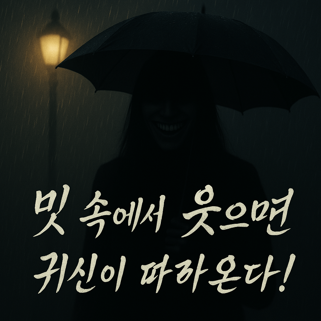 [미신 꿈 괴담] 비 오는 날 웃으면 귀신이 따라온다?-썸네일