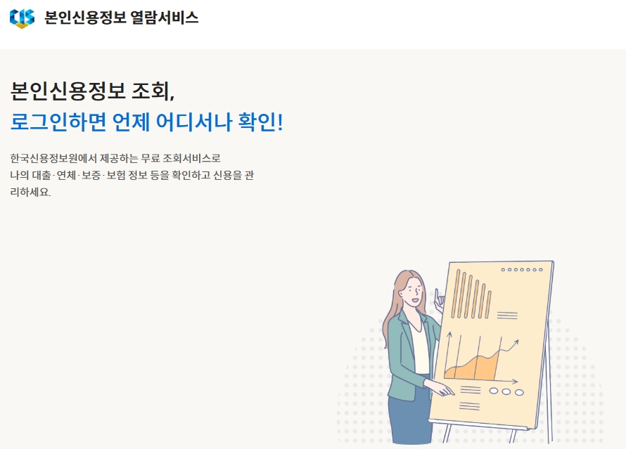 쉽고 간편하게 내 신용정보를 관리하는 방법, 크레딧포유(Credit4U) 홈페이지 바로가기 (https://www.credit4u.or.kr:2443/)