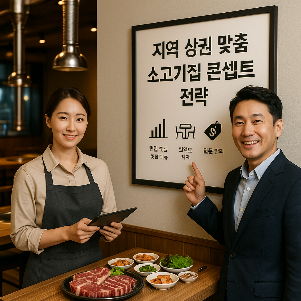 지역 상권 맞춤 소고기집 콘셉트 전략