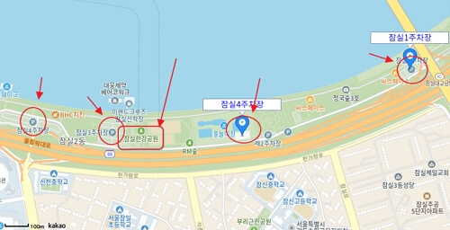 잠실한강주차장위치