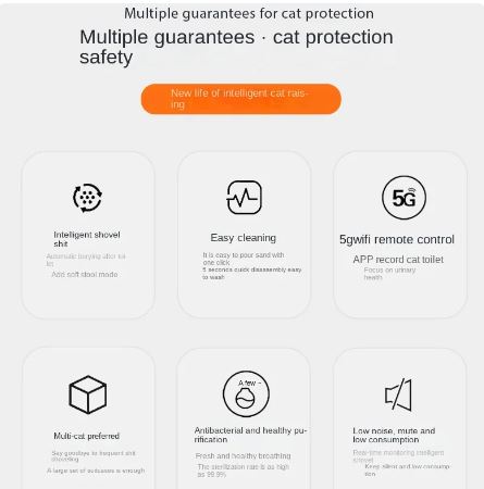 스마트 고양이 화장실 완전 자동 추천템5