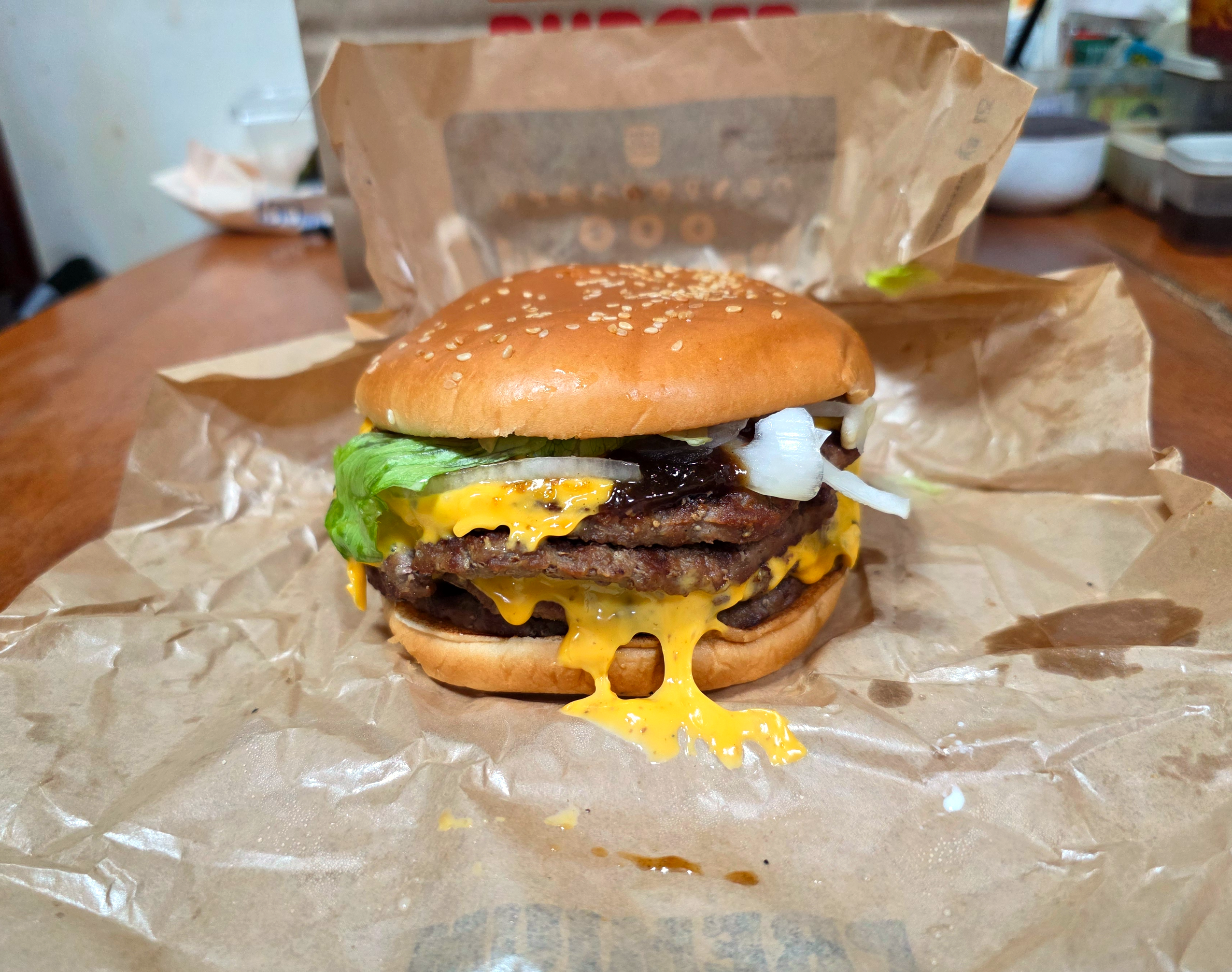 버거킹갈릭불고기맥시멈원파운더