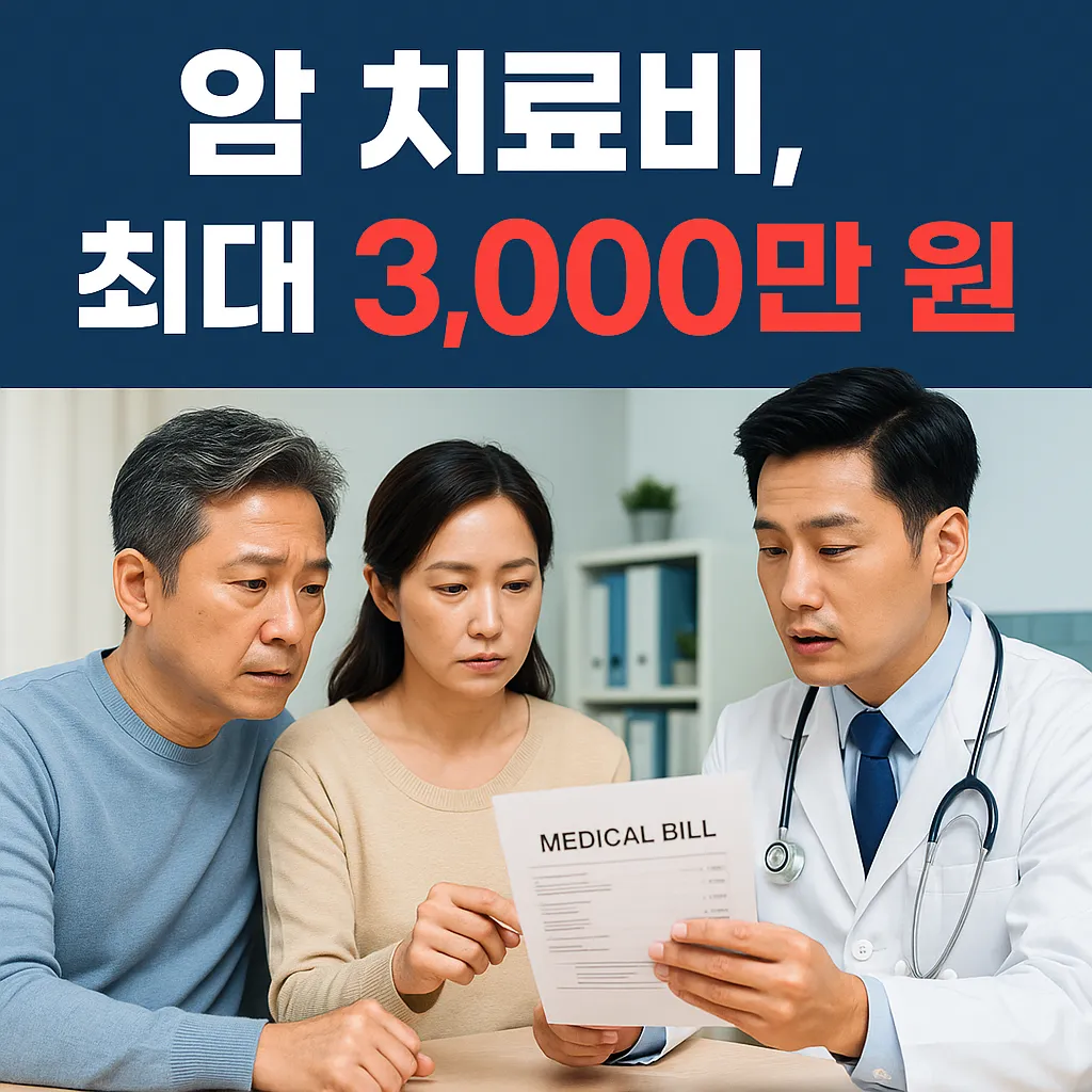 암 치료비, 최대 3,000만 원