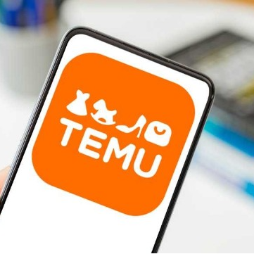 폰 속에 테무 로고