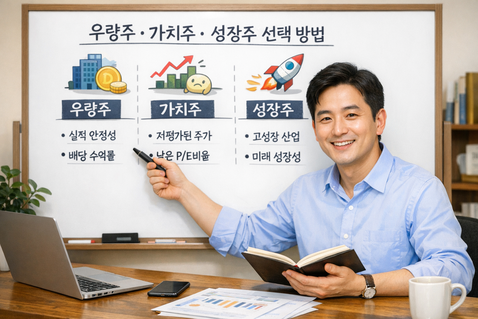 우량주 가치주 성장주 선택 방법