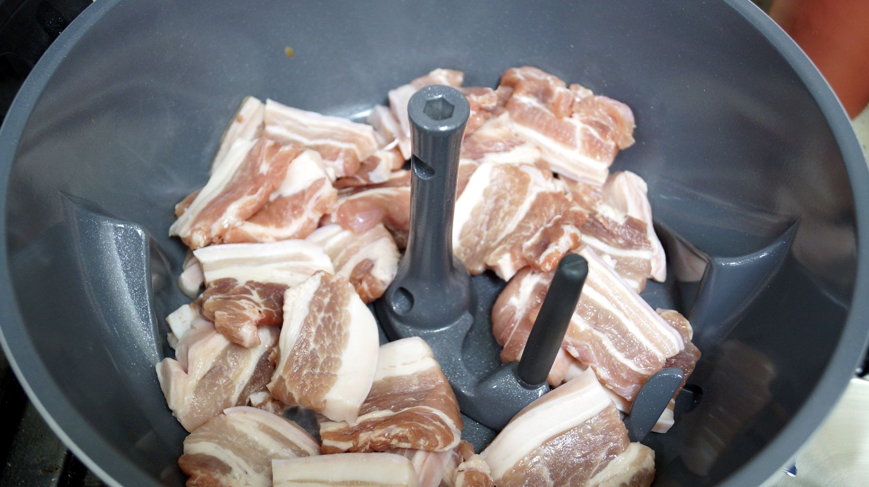 램프쿡 고기넣은 모습