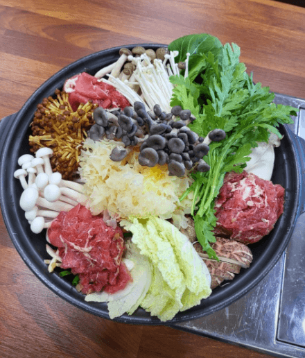 [6시 내고향] 영덕 한우불고기 버섯불고기전골 버섯샤브샤브 맛집 영덕솔향식당