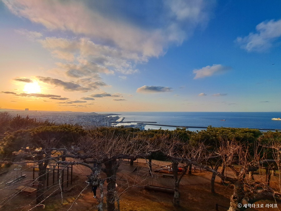 사라봉일몰풍경