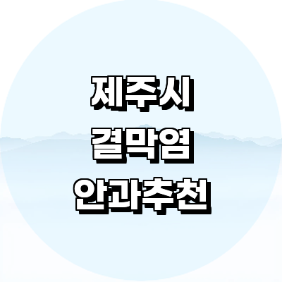 제주 제주시 안과